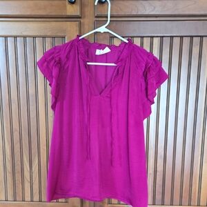 Fuscia Colored Blouse